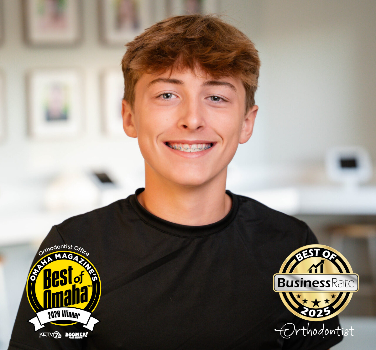 Hawley Orthodontics patient