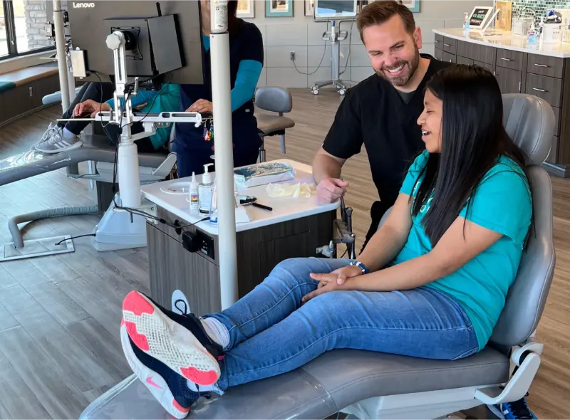 Hawley Orthodontics patient at consultation