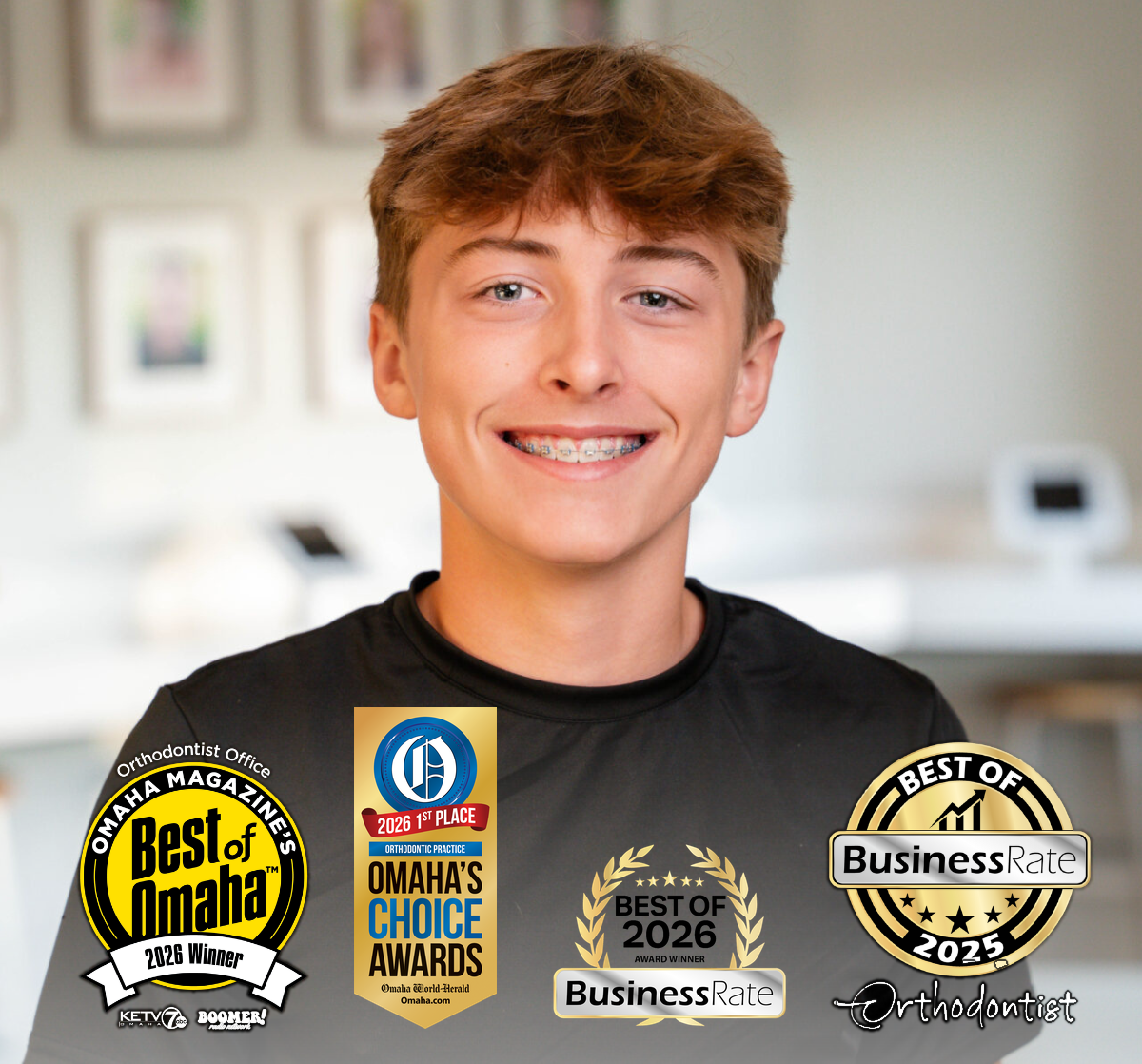 Hawley Orthodontics patient