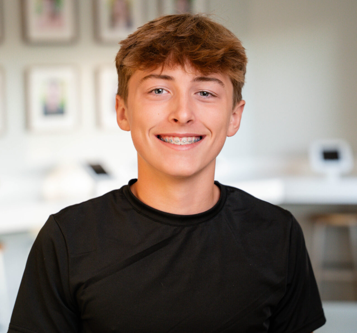 Hawley Orthodontics patient