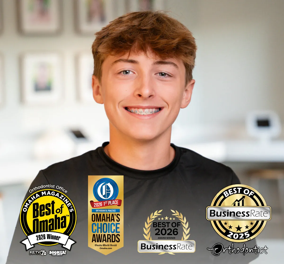 Hawley Orthodontics patient